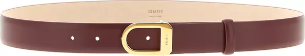Bordeaux Calfskin Regular Belt