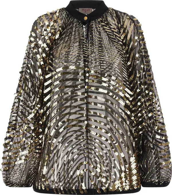 Black Polyamide Blouse