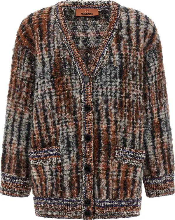 Multicolor Wool Cardigan