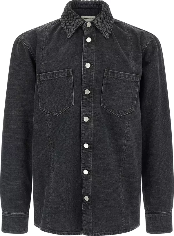 Black Cotton Blouse