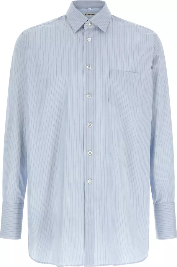 Blue Cotton Blouse