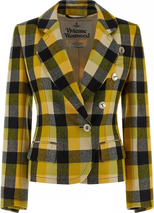Bicolor Virgin Wool Blazer