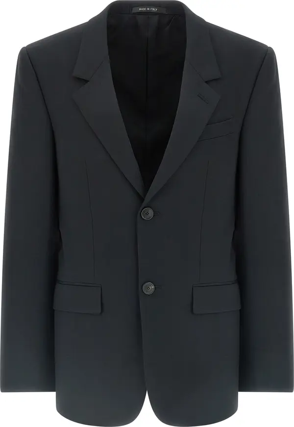 Black Wool Blazer