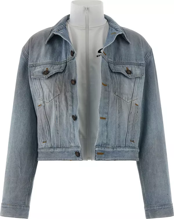 Blue Cotton Denim Jacket