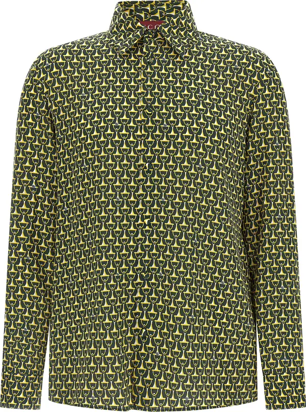 Bicolor Silk Blouse