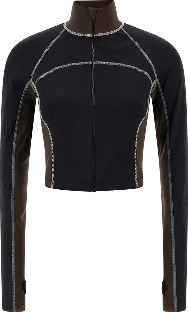 Black Polyamide Top