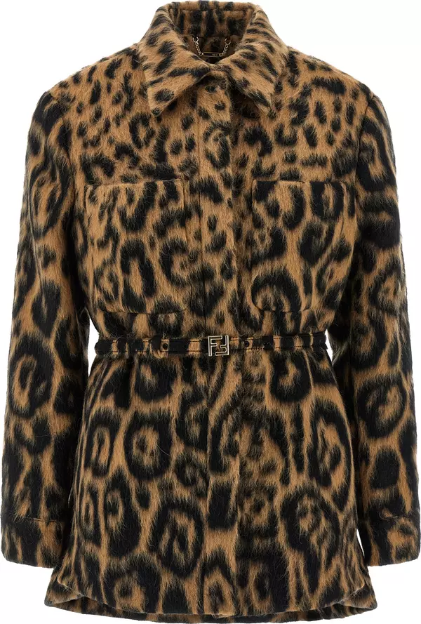 Beige Virgin Wool Coat