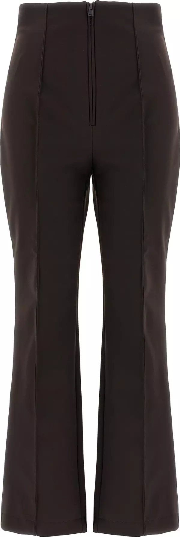 Brown Polyamide Athletic Pants