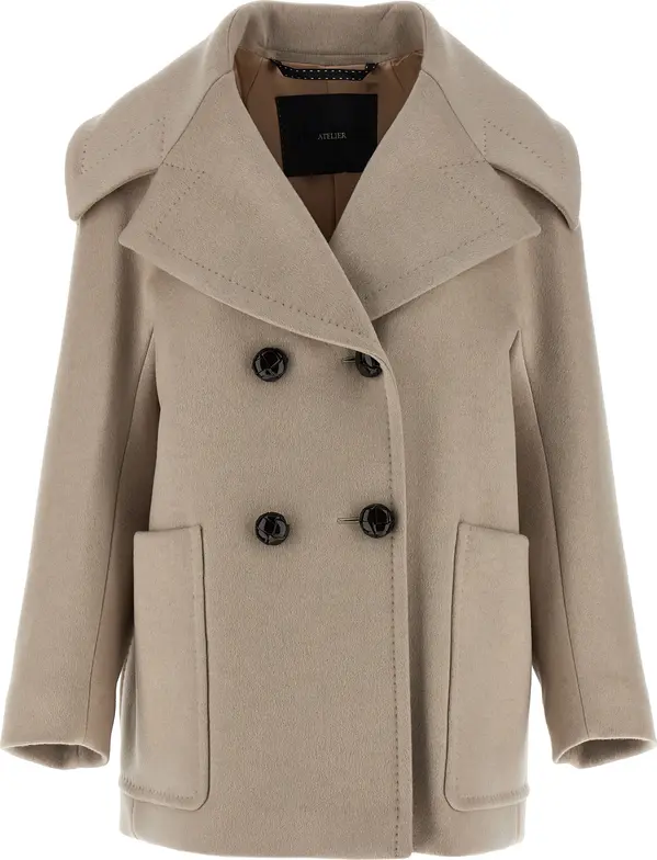 Beige Cashmere Coat