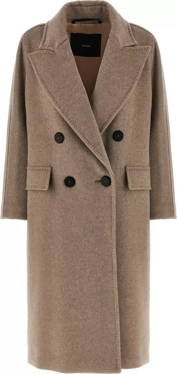 Beige Cashmere Coat