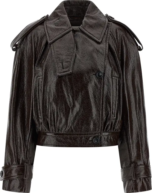 Brown Cotton Coat