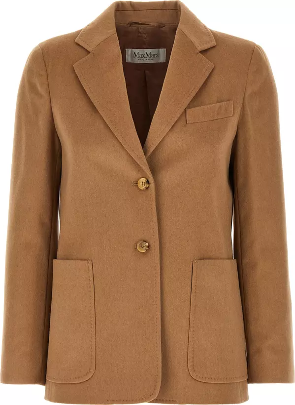 Beige Wool Blazer