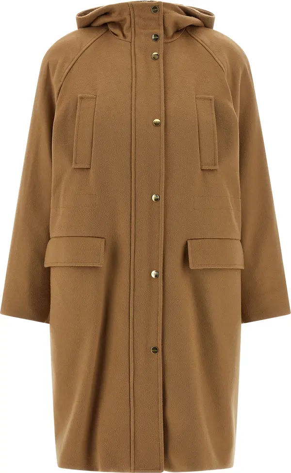 Beige Polyamide Parka