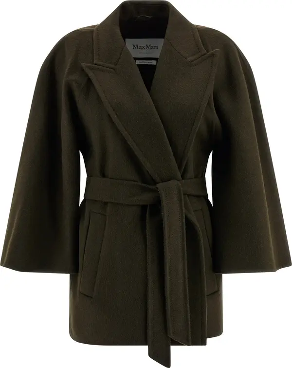 Bicolor Wool Coat