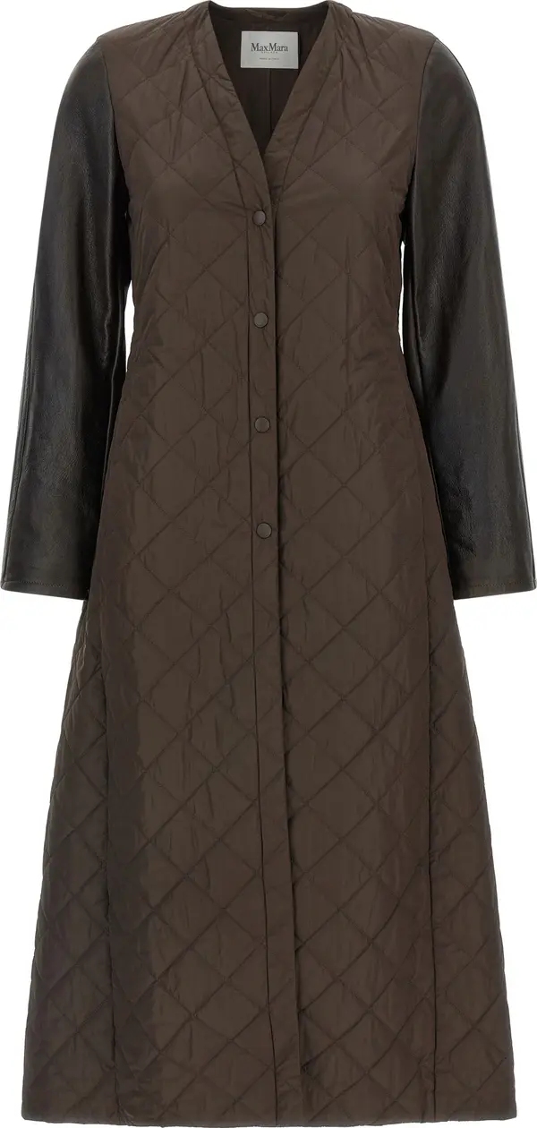 Brown Polyamide Coat