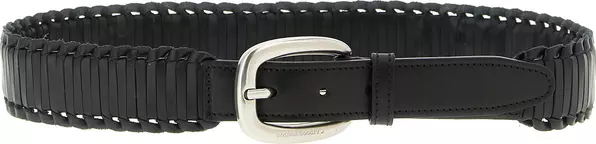 Black Cowhide Regular Belt
