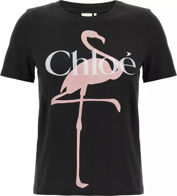 Black Cotton T-Shirt