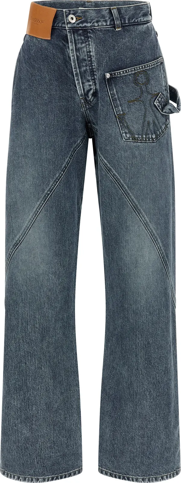 Blue Cotton Jeans Denim
