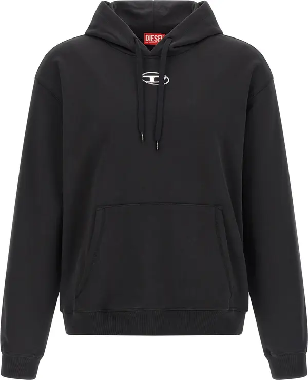 Black Cotton Sweatshirt