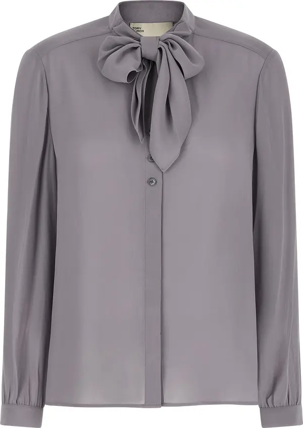 Gray Viscose Blouse