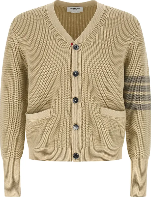 Beige Cotton Cardigan