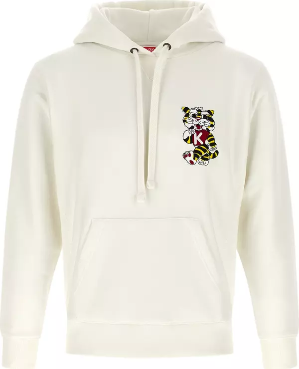 White Cotton Sweatshirt