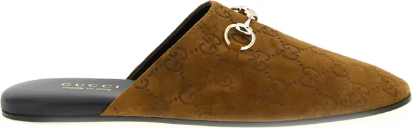 Brown Calfskin Mules