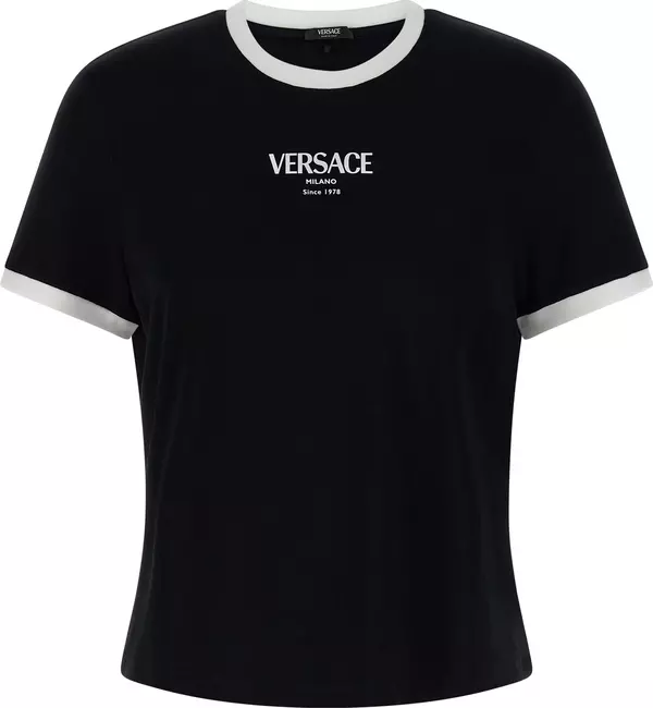 Bicolor Viscose T-Shirt
