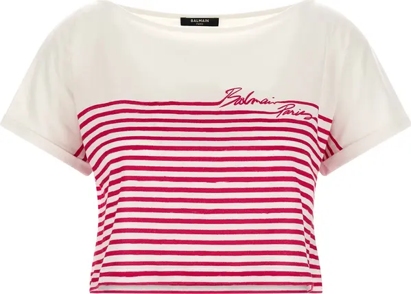 Fuchsia Cotton T-Shirt