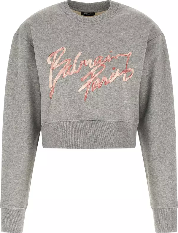 Gray Cotton Sweatshirt