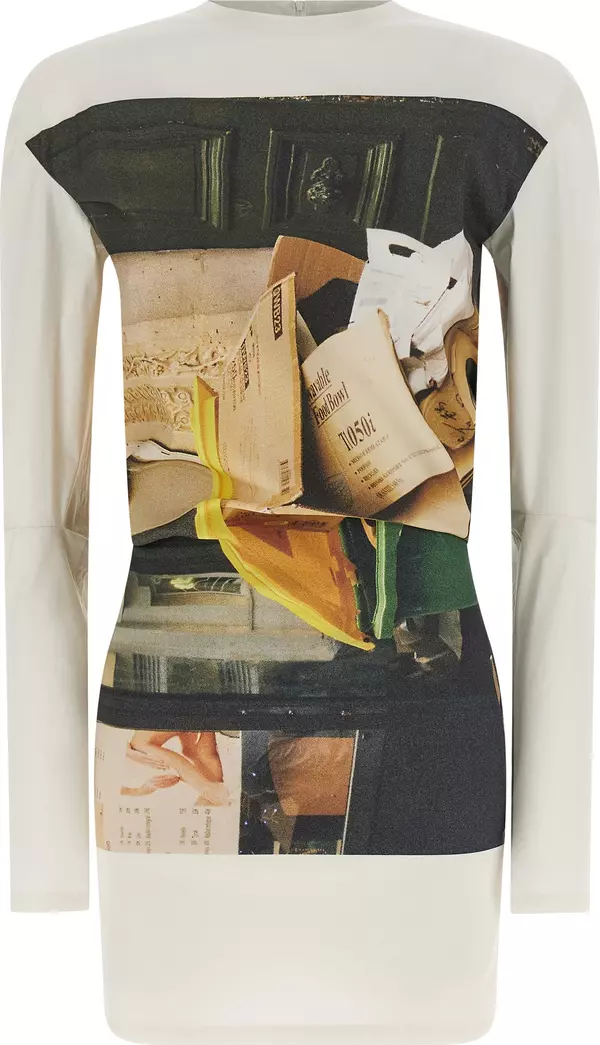 White Polyamide Cardigan