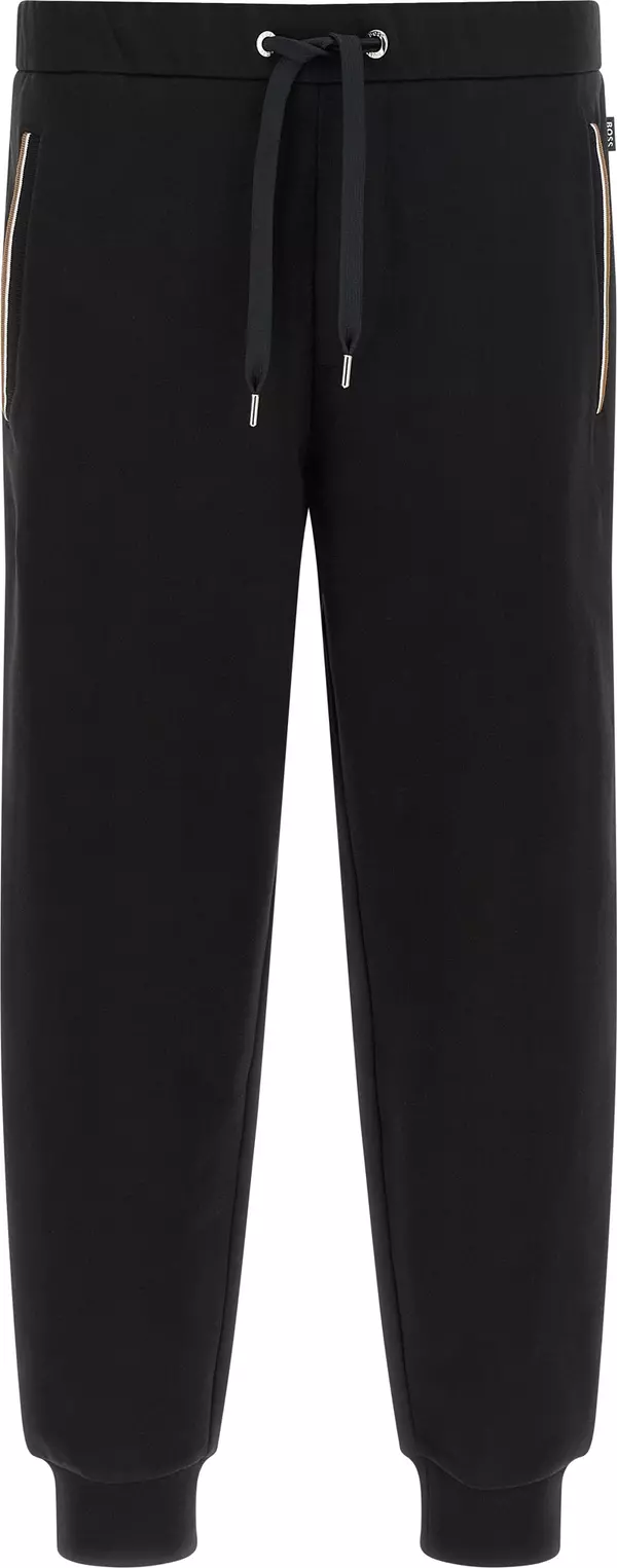 Black Cotton Joggers (Workout Pants)