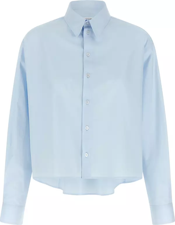 Blue Cotton Blouse