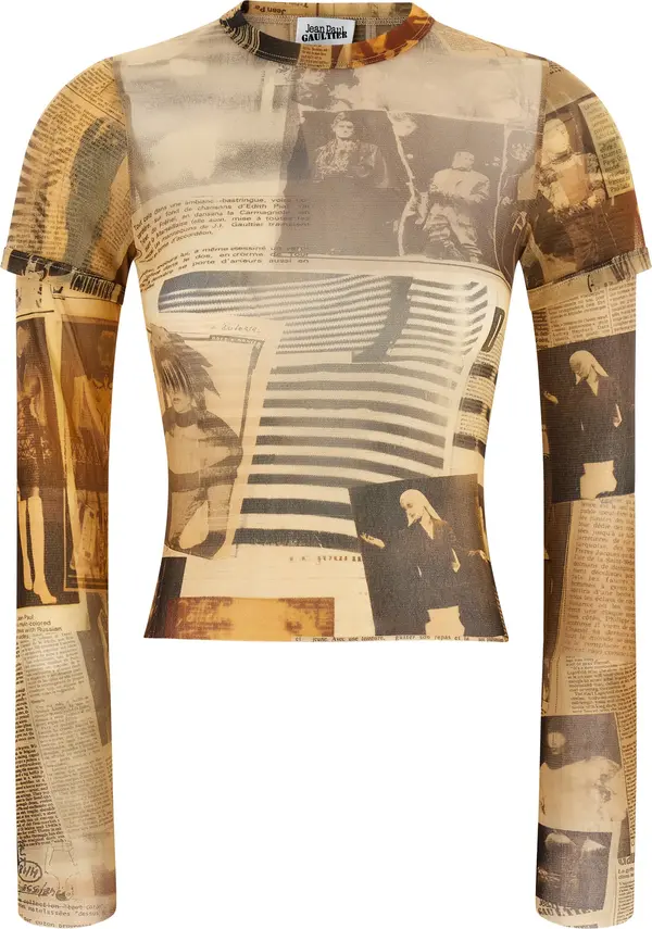 Multicolor Polyamide T-Shirt