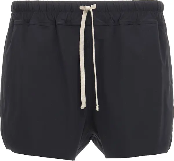 Black Nylon Swim Shorts