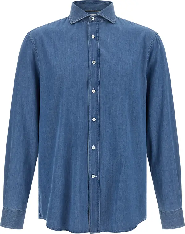 Blue Cotton Blouse