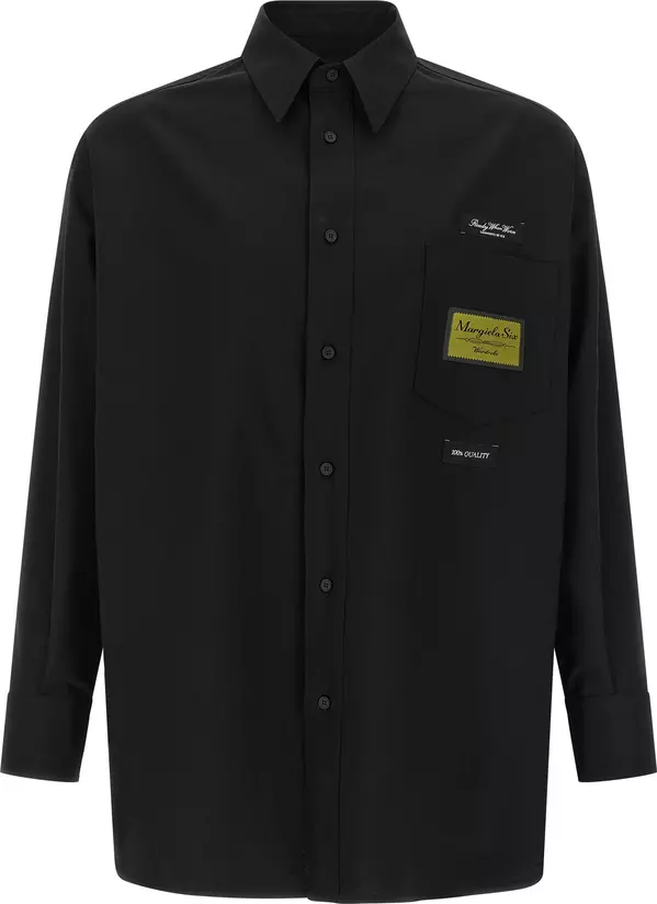 Black Polyester Blouse