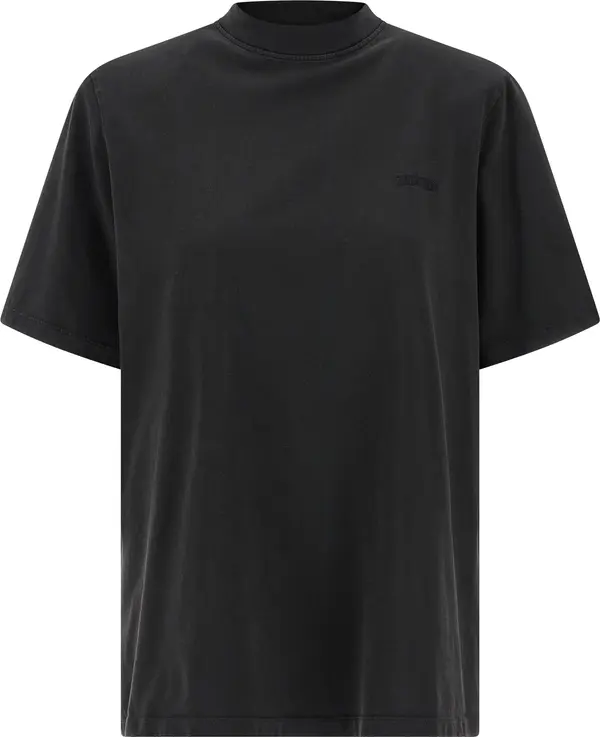 Black Cotton T-Shirt