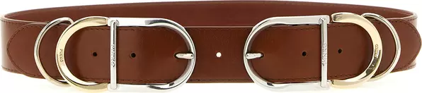 Brown Lamb Leather Regular Belt