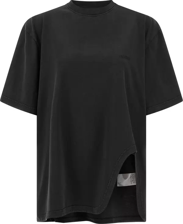 Black Cotton T-Shirt