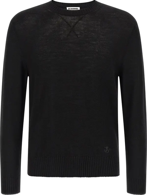 Black Virgin Wool Cardigan