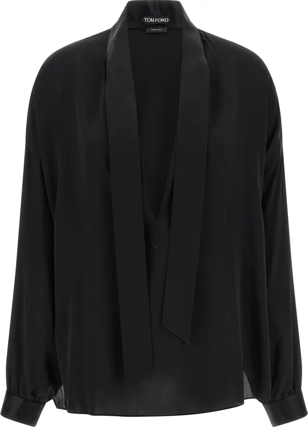 Black Silk Blouse
