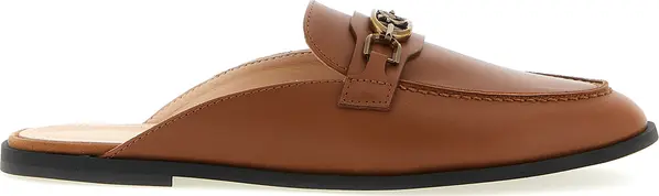 Brown Calfskin Flats