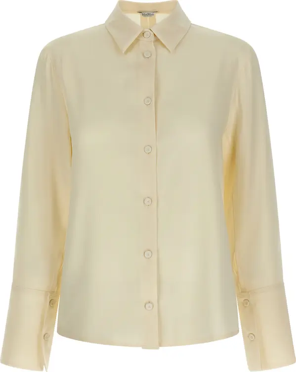 White Silk Blouse