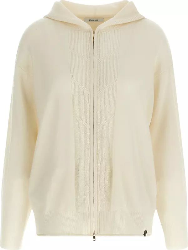 White Cashmere Cardigan