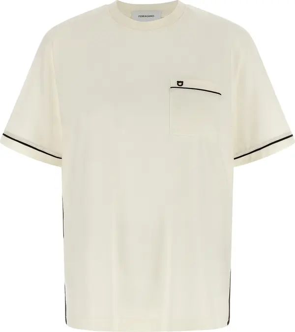 Beige Cotton T-Shirt