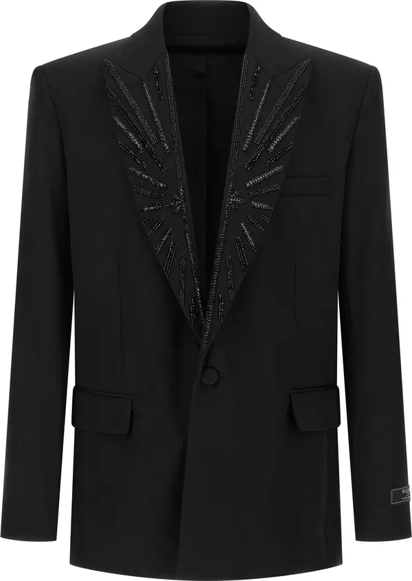 Black Virgin Wool Blazer