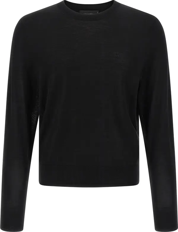 Black Wool Cardigan