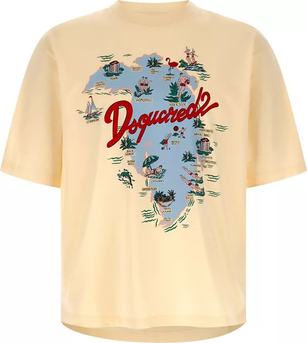 Beige Cotton T-Shirt