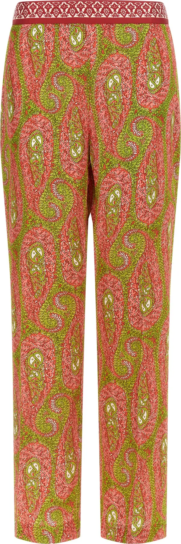 Multicolor Polyester Pants